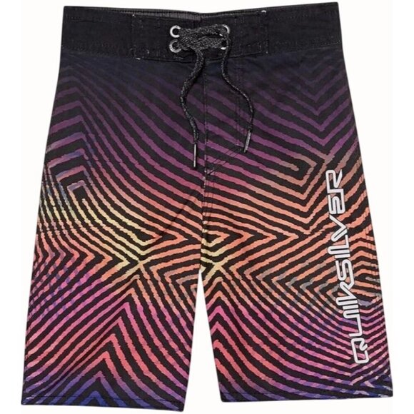 Quiksilver Boys Everyday Warp Fade Boardshorts Swim Trunks Multicolor NEW 14/28